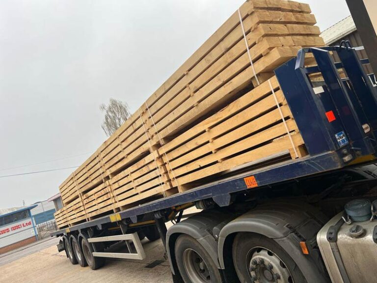 New Oak Sleepers Delivery