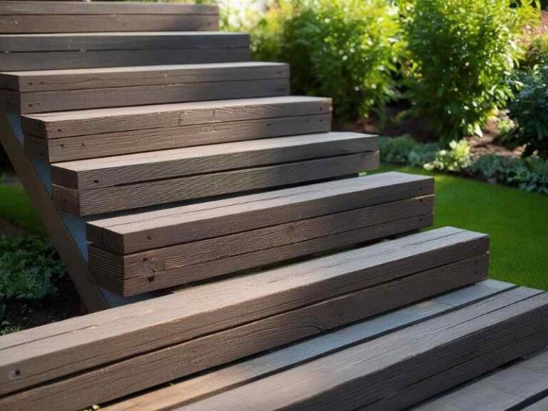 Railway Sleeper Stairs