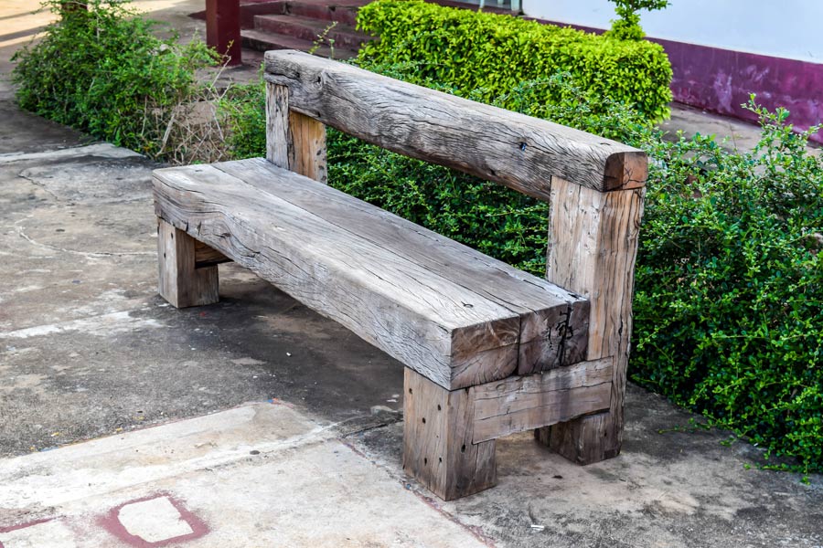 Sleeper Garden Bench
