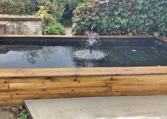 Garden Sleeper Raised Ponds