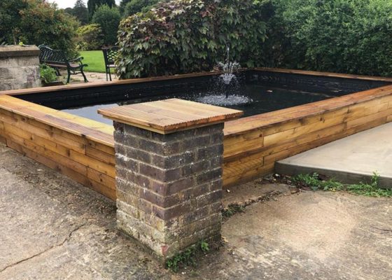 Garden Sleeper Raised Ponds