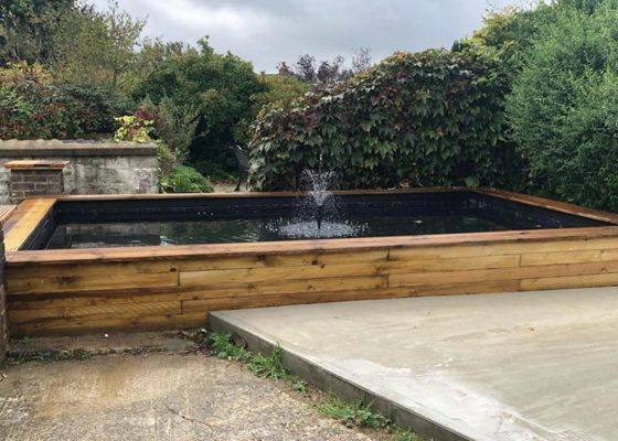 Garden Sleeper Raised Ponds