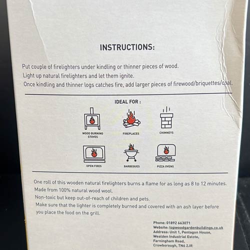 Wood Wool Firelighters